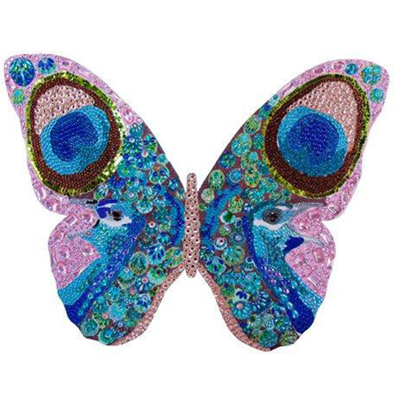 Картина “Peacock Bedazzled Butterfly Cut Out” Мульти в Екатеринбурге | Loft Concept 