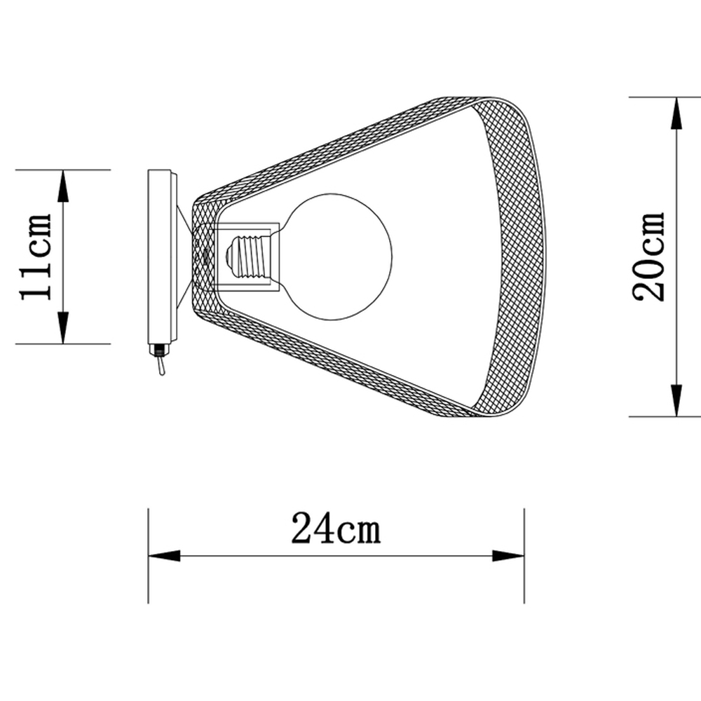 Бра в стиле лофт Lamp Malik в Екатеринбурге