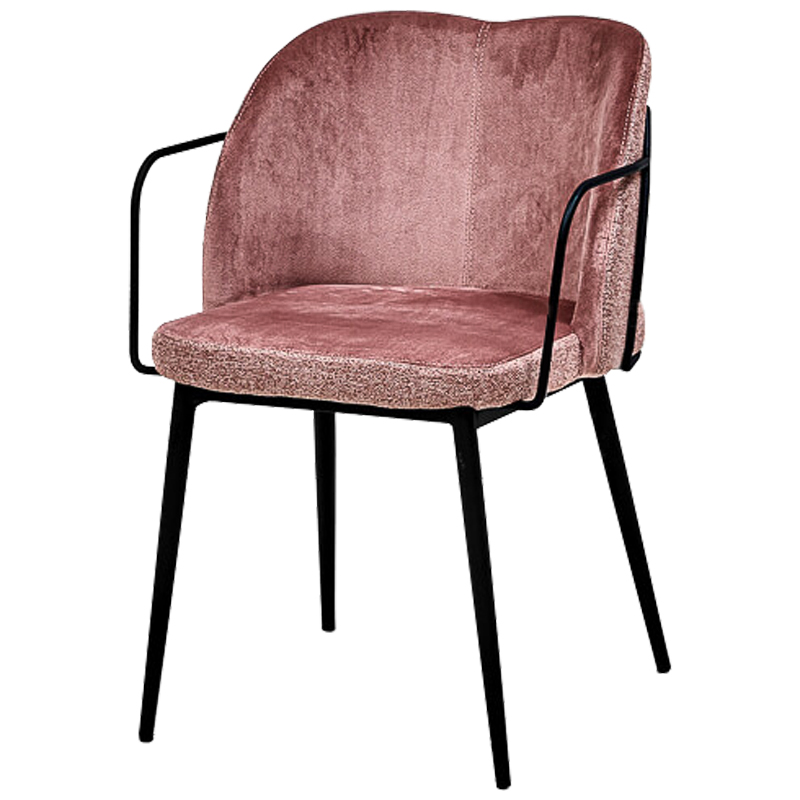 Стул Raymond Stool pink Дымчатая Роза Черный в Екатеринбурге | Loft Concept 