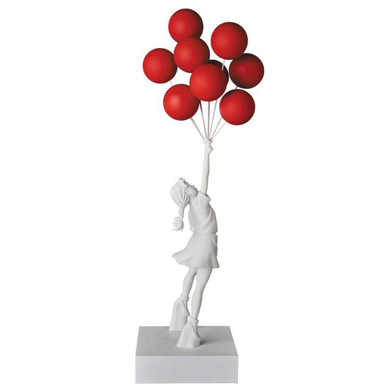 Статуэтка Flying Balloons Girl white and red Белый Красный в Екатеринбурге | Loft Concept 