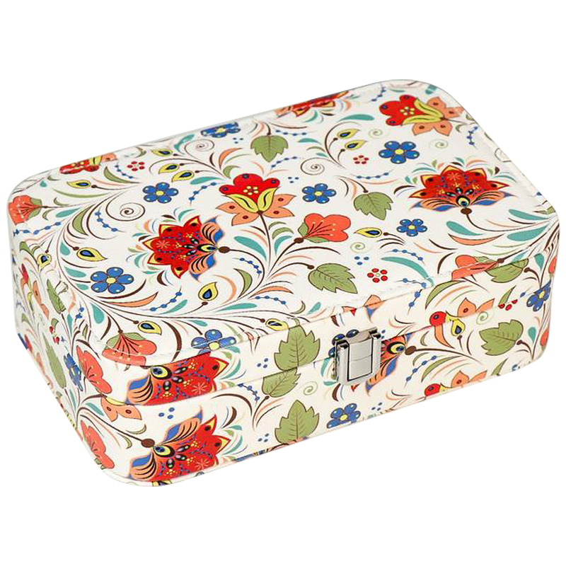 Шкатулка Multicilored Floral Pattern Jewerly Organizer Box Мульти в Екатеринбурге | Loft Concept 