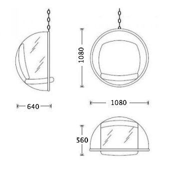 Кресло Bubble Chair в Екатеринбурге