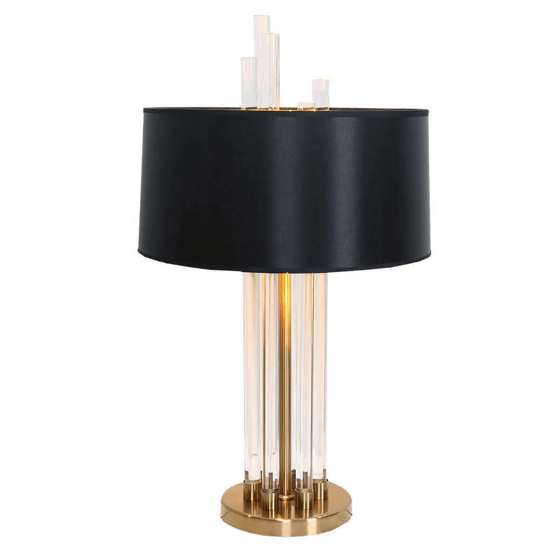 Настольная лампа Hannes Table Lamp Черный Золотой в Екатеринбурге | Loft Concept 