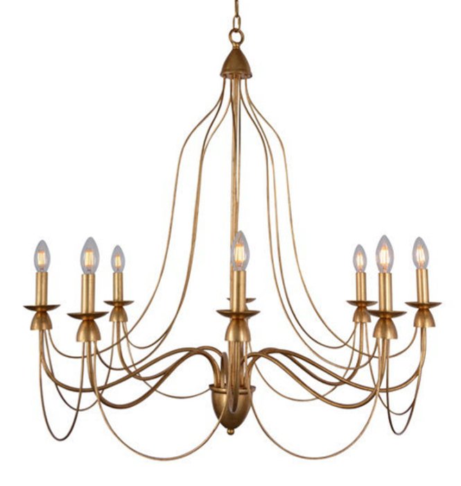 Люстра Wrought Iron Chandelier Золотой в Екатеринбурге | Loft Concept 