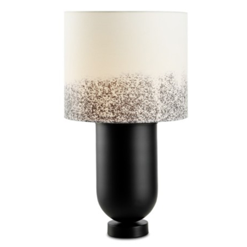 Настольная лампа Adeline Black Table Lamp Черный Белый в Екатеринбурге | Loft Concept 