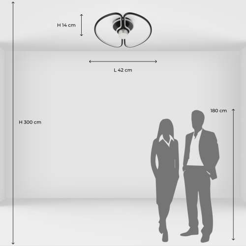 Потолочный светильник черного цвета круглой формы Luke Lampco Tracer Lamp в Екатеринбурге