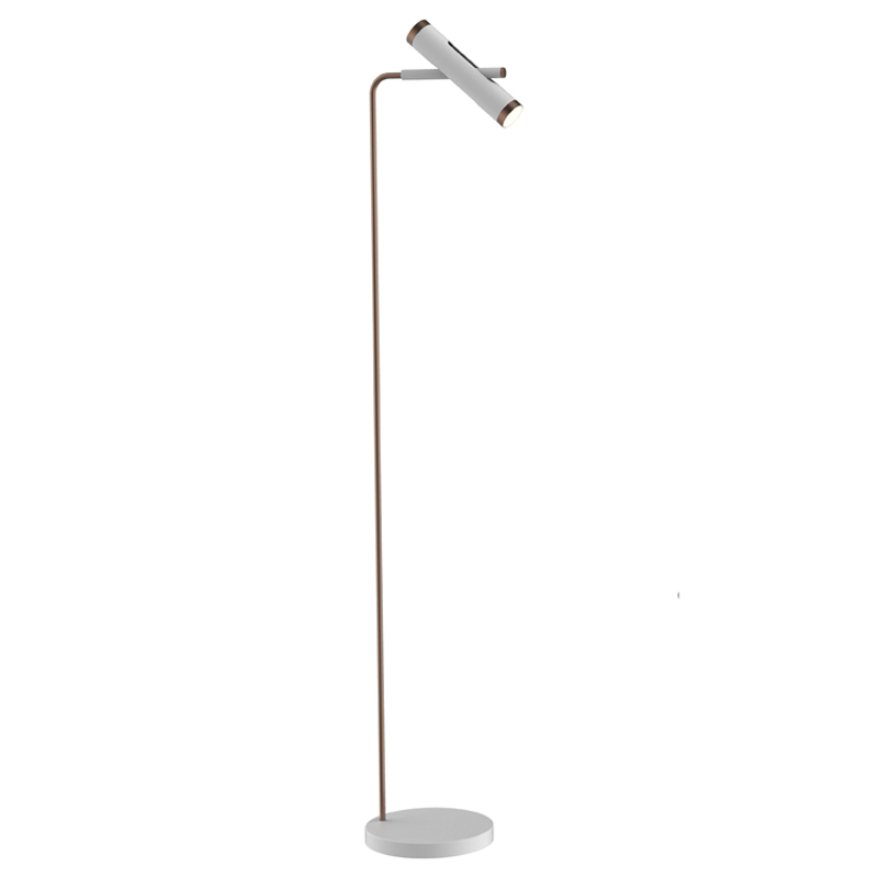 Торшер Rainer Floor Lamp white Белый Золотой в Екатеринбурге | Loft Concept 