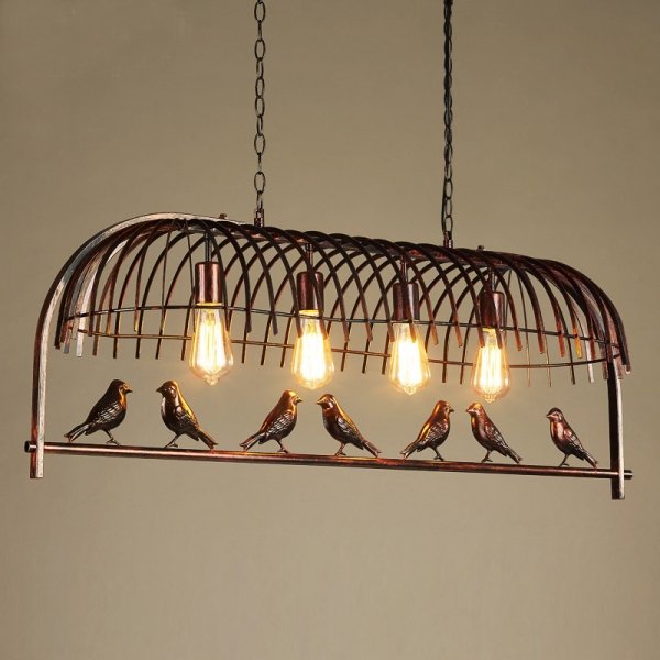 Люстра Bird Trough Pendant Коричневый в Екатеринбурге | Loft Concept 