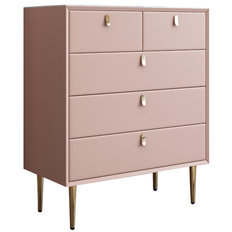 Комод Olson Leather Chest of Drawers 80 Белый Оранжевый Синий Бежевый Светло-серый Розовый в Екатеринбурге | Loft Concept 