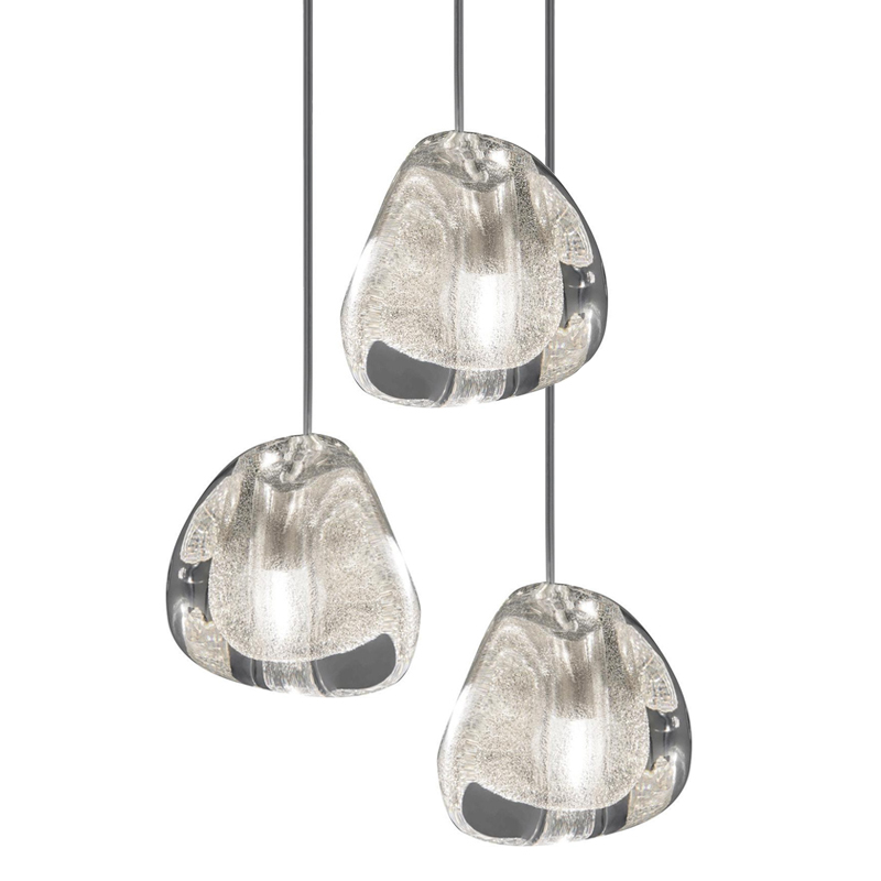 Подвесной светильник Mizu 1 Suspension Lamp Silver Серебряный Хром в Екатеринбурге | Loft Concept 