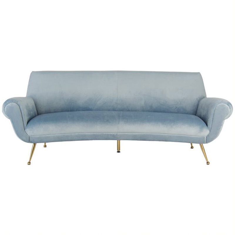 Диван Gigi Radice Lounge Sofa light blue Серо-голубой в Екатеринбурге | Loft Concept 