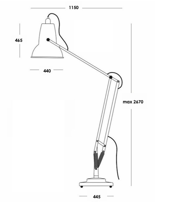 Напольная лампа Anglepoise Giant 1227 Floor Lamp в Екатеринбурге