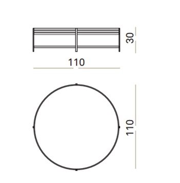 Столик Ula Round coffee table ULA002 в Екатеринбурге