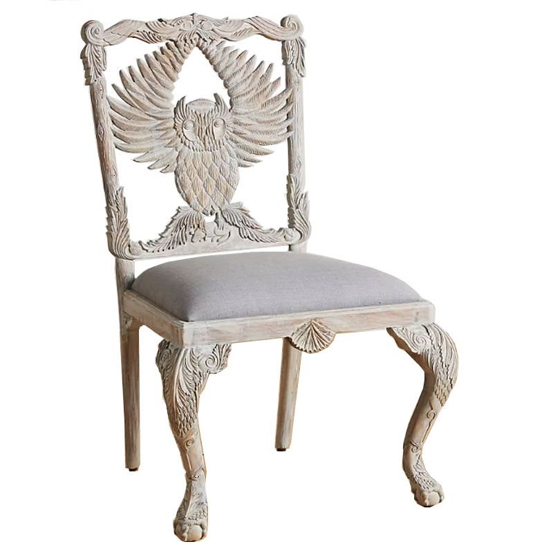 Стул Handcarved Menagerie Owl Dining Chair Светлый дуб в Екатеринбурге | Loft Concept 