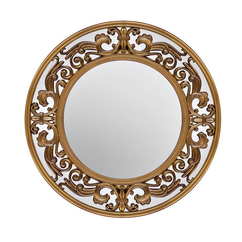 Зеркало Gold Round Mirror Золотой в Екатеринбурге | Loft Concept 