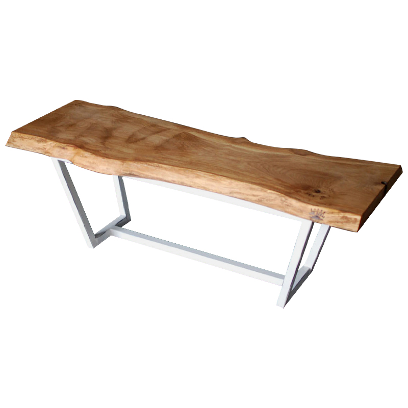 Кофейный стол Woodard Industrial Metal Rust Coffee Table Светлый дуб Белый в Екатеринбурге | Loft Concept 