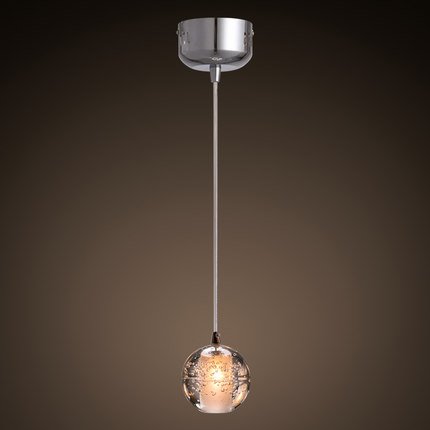 Светильник Bocci 14.1 Single Bubbles Led Crystal Glass 1 Ball Прозрачный (Transparent) в Екатеринбурге | Loft Concept 