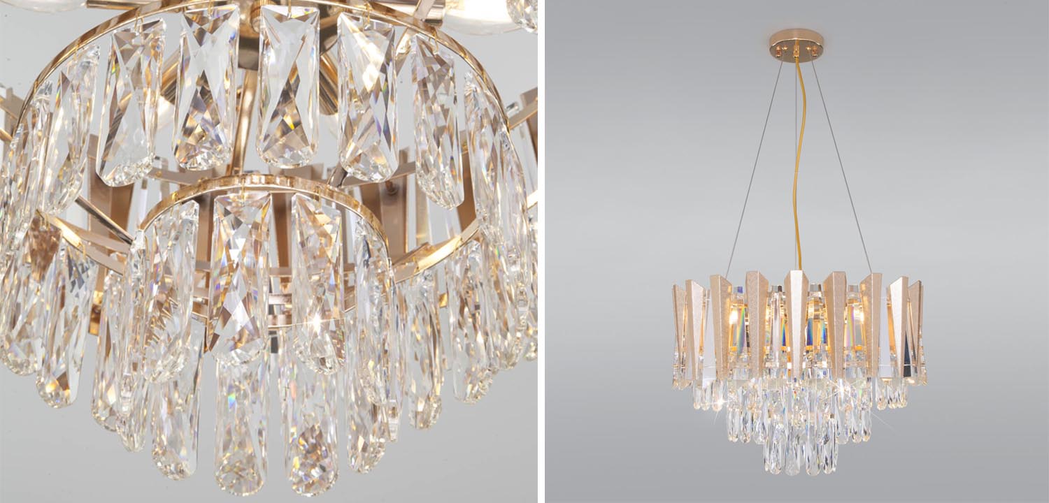 Люстра Crystal Edge Chandelier - фото