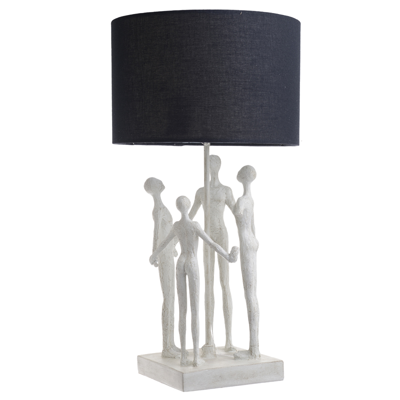 Настольная лампа Holding Hands Table lamp Белый Черный в Екатеринбурге | Loft Concept 