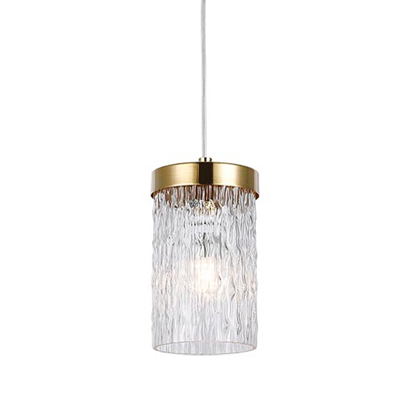 Подвесной светильник Estebe Gold Glass Hanging Lamp Золотой Прозрачный в Екатеринбурге | Loft Concept 