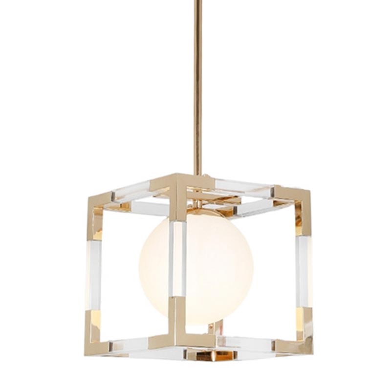 Подвесной светильник Dunvel Hanging lamp Белый Золотой в Екатеринбурге | Loft Concept 