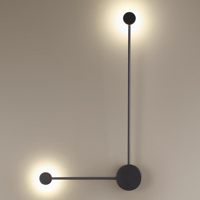 Бра Pin Wall Light Black Angle Черный в Екатеринбурге | Loft Concept 