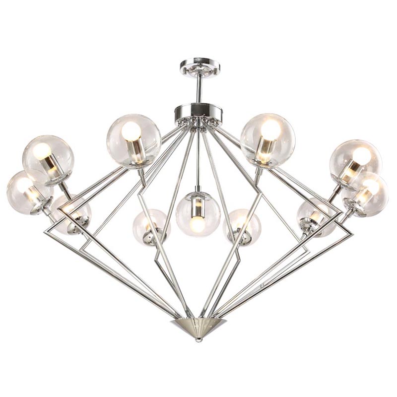 Люстра Liebaud Chandelier 11 lamp Хром в Екатеринбурге | Loft Concept 