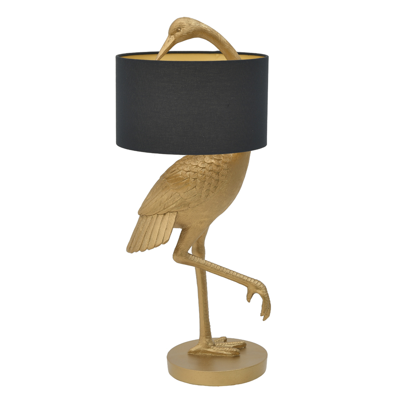 Настольная лампа Golden Stork Table lamp Золотой Черный в Екатеринбурге | Loft Concept 