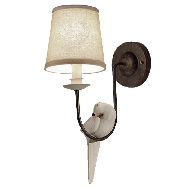 Бра Norman Bird Wall Lamp One II ivory ( слоновая кость ) в Екатеринбурге | Loft Concept 