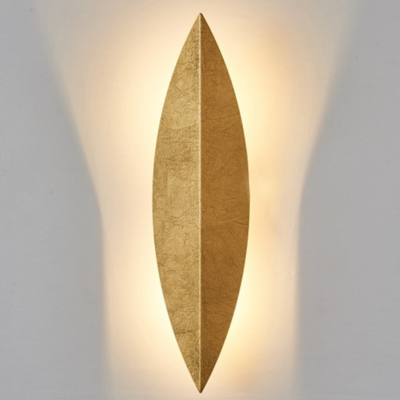 Art Deco Leaf Wall Lamp Gold Золотой в Екатеринбурге | Loft Concept 