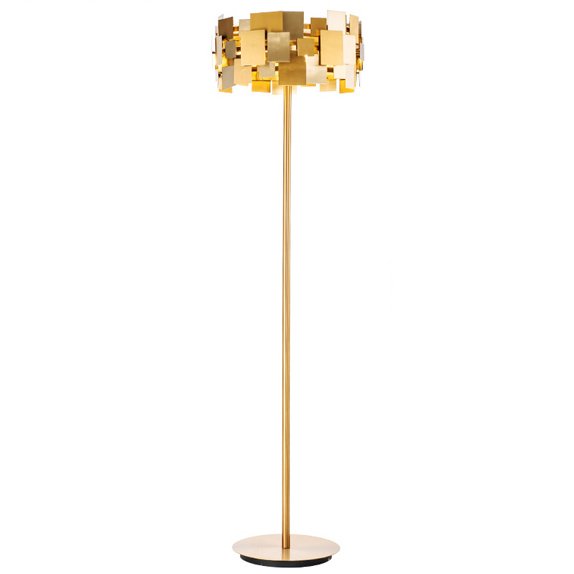 Торшер Gold Plate Floor Lamp  в Екатеринбурге | Loft Concept 