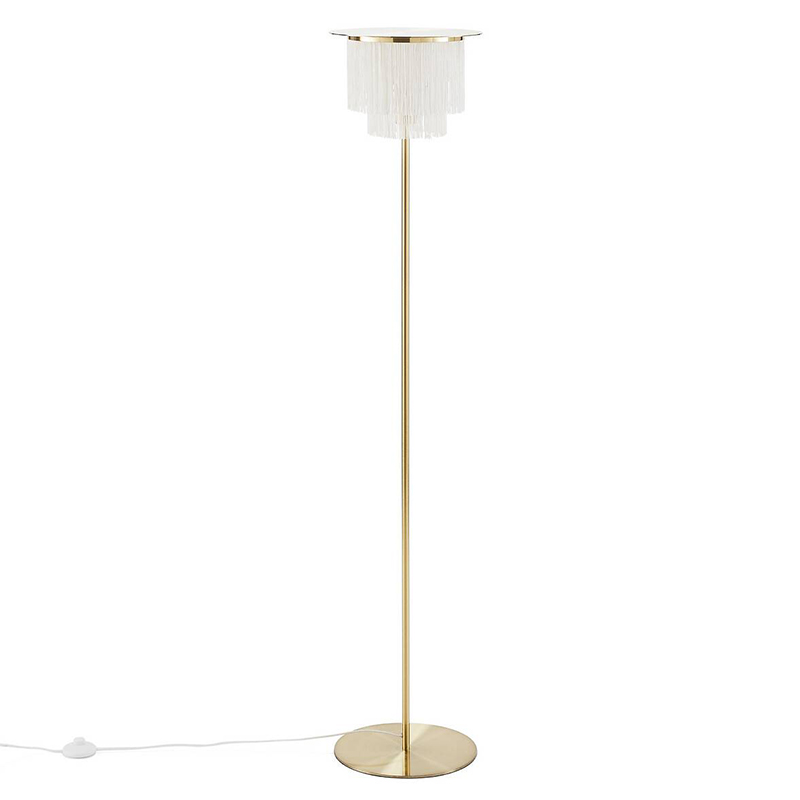 Торшер Houtique Floor lamp Cream Кремовый Латунь в Екатеринбурге | Loft Concept 