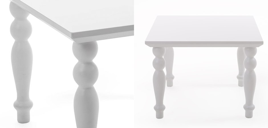 Журнальный стол Seletti Heritage Coffee Table Square white Журнальный стол Seletti Heritage Coffee Table Square white - Loft-Concept в Екатеринбурге