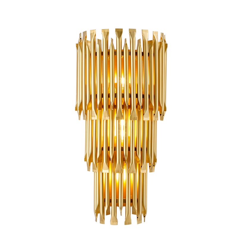 Бра MATHENY III WALL LAMP by DELIGHTFULL Gold Глянцевое золото матовое золото в Екатеринбурге | Loft Concept 