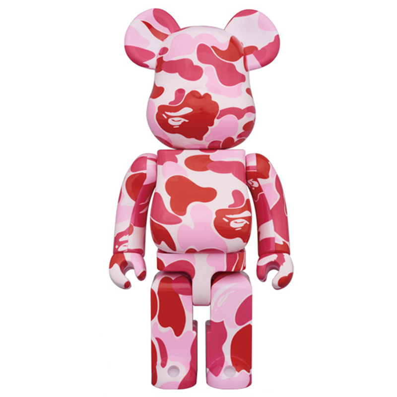 Статуэтка Bearbrick Camouflage Pink Розовый Красный в Екатеринбурге | Loft Concept 