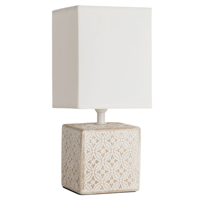 Настольная лампа Дизайнерская Lazio Ivory Table Lamp ivory ( слоновая кость ) в Екатеринбурге | Loft Concept 