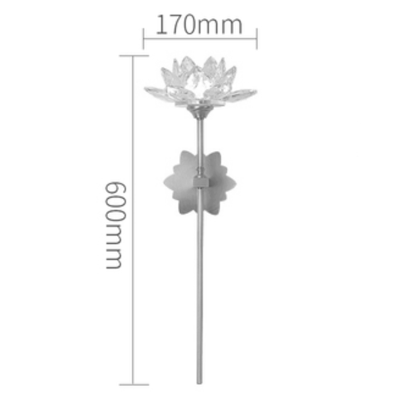 Бра Хрустальный Цветок Лотоса Lotus flower Wall Clear Glass D в Екатеринбурге