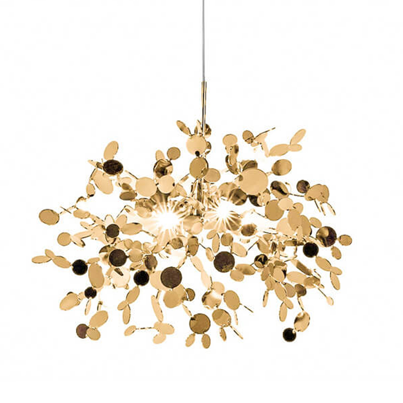 Люстра Terzani Argent Suspension Gold Pendant Lamp 40 Золотой в Екатеринбурге | Loft Concept 