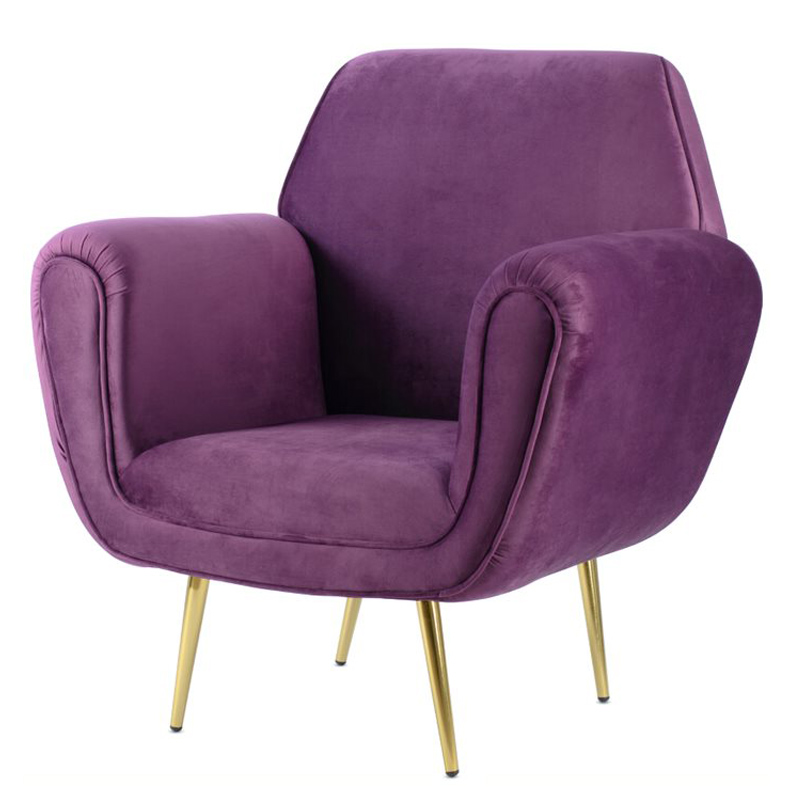 Кресло Lounge Chairs Gigi Radice purple Фиолетовый в Екатеринбурге | Loft Concept 