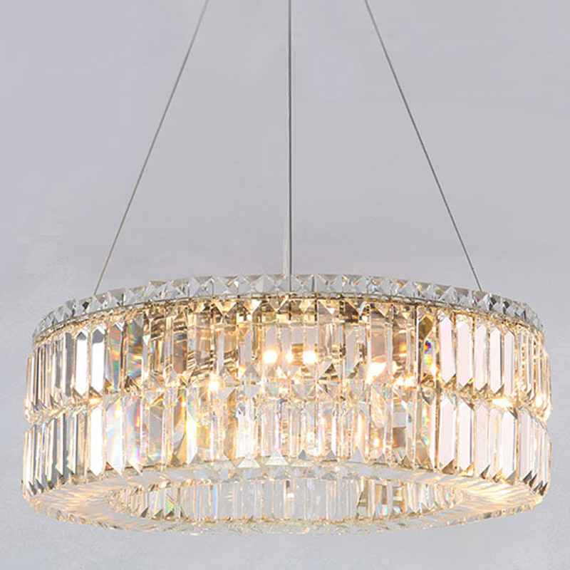 Люстра Darleen Crystal Gold Chandelier 12 Золотой Прозрачный (Transparent) в Екатеринбурге | Loft Concept 