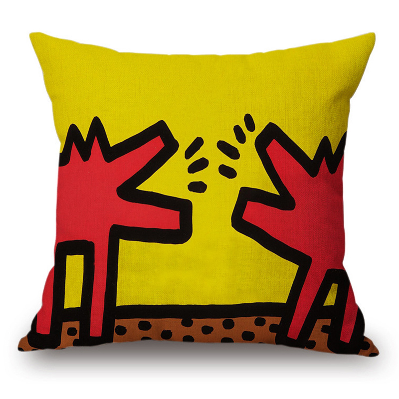 Подушка Keith Haring 1 Мульти в Екатеринбурге | Loft Concept 