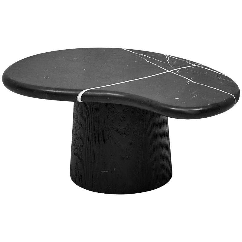 Кофейный стол Geoffroy Coffee Table Черный Мрамор Nero Черный матовый в Екатеринбурге | Loft Concept 