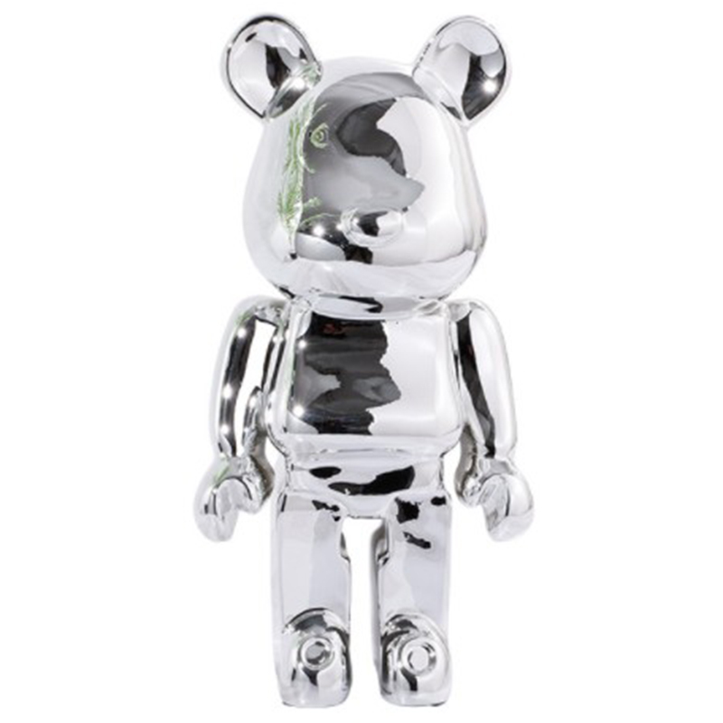 Статуэтка Bearbrick Silver Серебряный в Екатеринбурге | Loft Concept 