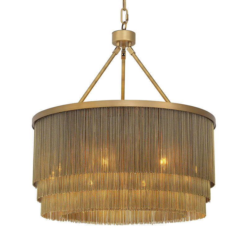 Люстра Eichholtz Chandelier Tissot S Brass Латунь в Екатеринбурге | Loft Concept 