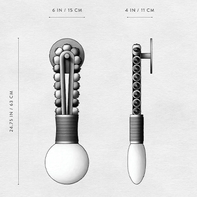 Бра TALISMAN LOOP SCONCE по дизайну студии Apparatus в Екатеринбурге