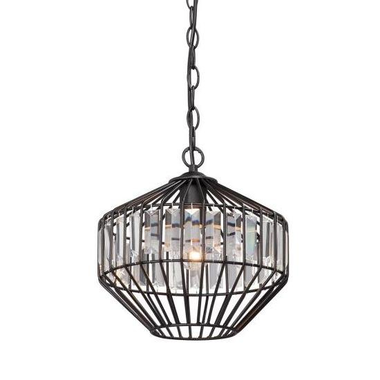 Люстра Glass Plate Pendant #6 Black Черный в Екатеринбурге | Loft Concept 