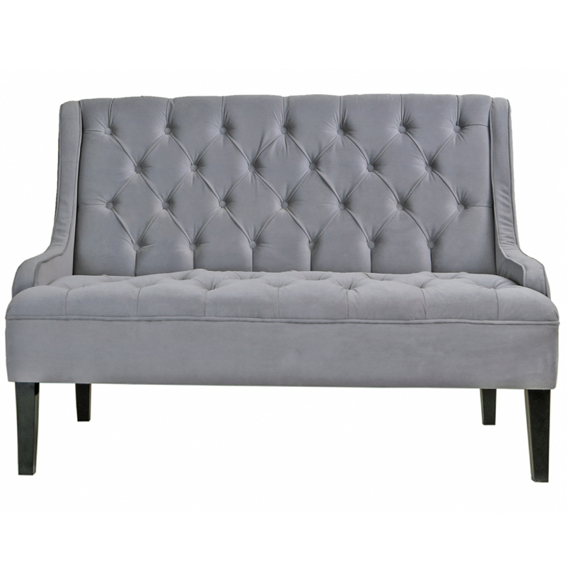 Диван Folket Sofa velour gray Серый (Gray) в Екатеринбурге | Loft Concept 