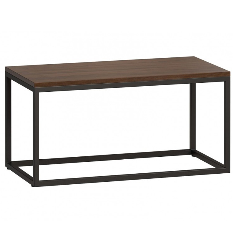 Кофейный стол Industrial Oak Philomel Coffee Table Коричневый Черный в Екатеринбурге | Loft Concept 