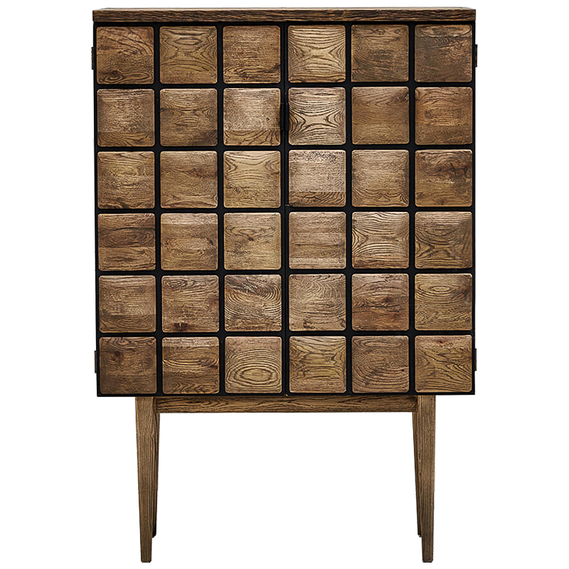 Комод из дуба с 2-мя дверцами Nakain chest of drawers Коричневый в Екатеринбурге | Loft Concept 