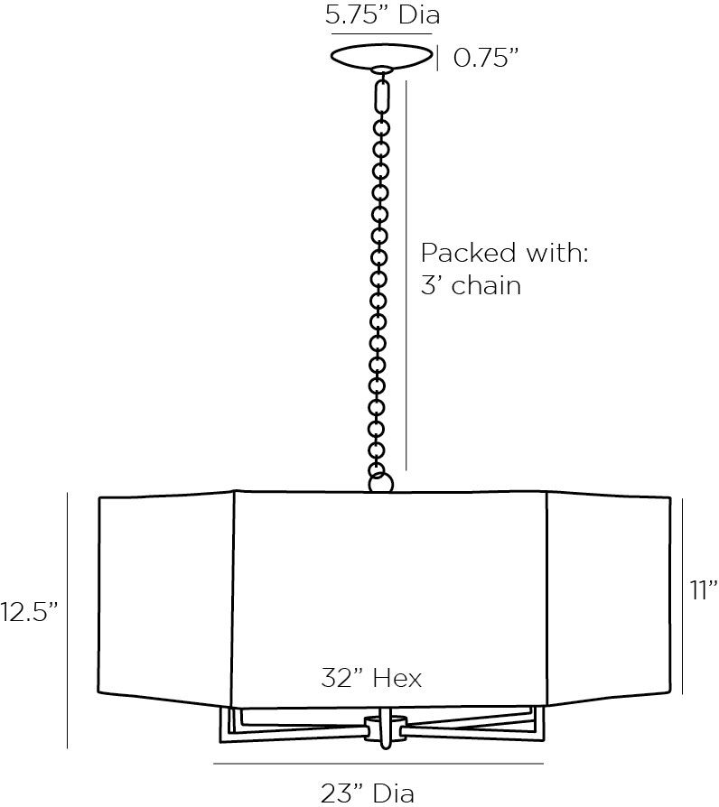 Люстра Arteriors OXFORD CHANDELIER в Екатеринбурге